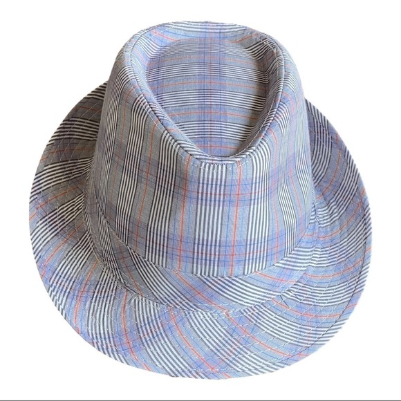 Magid Plaid Fedora Indie Sleek Vibes Festival Street Style Cool Statement Hat - Picture 2 of 6